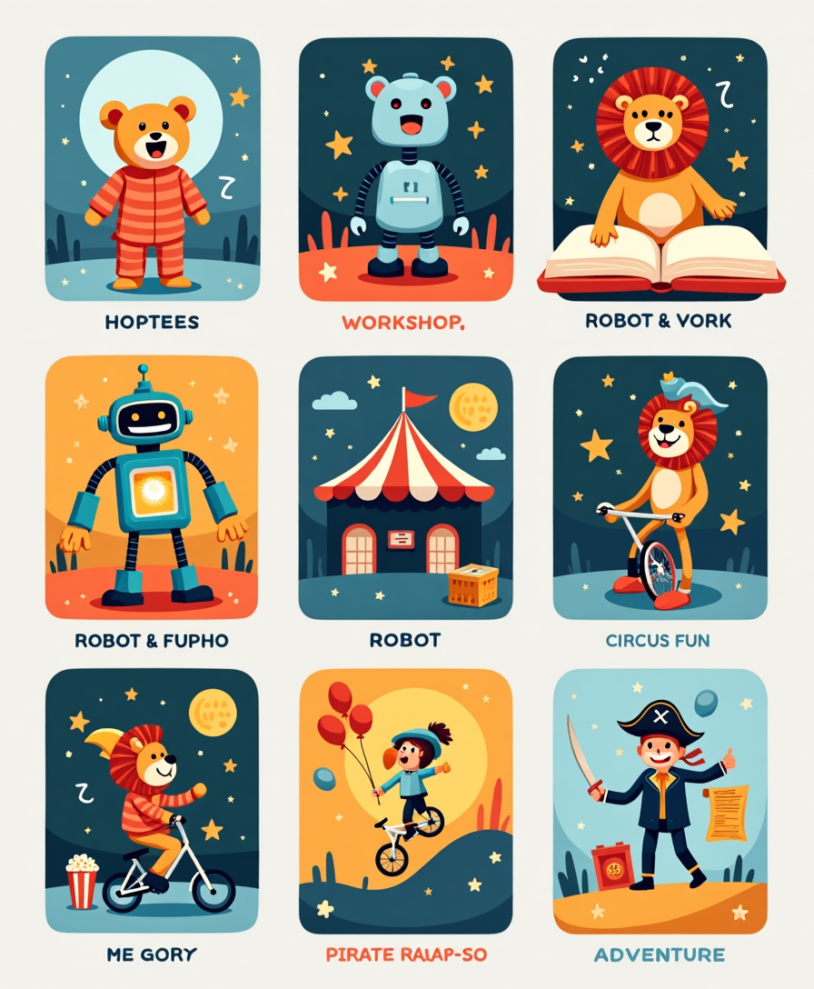 Kids Stickers - Sheet v10